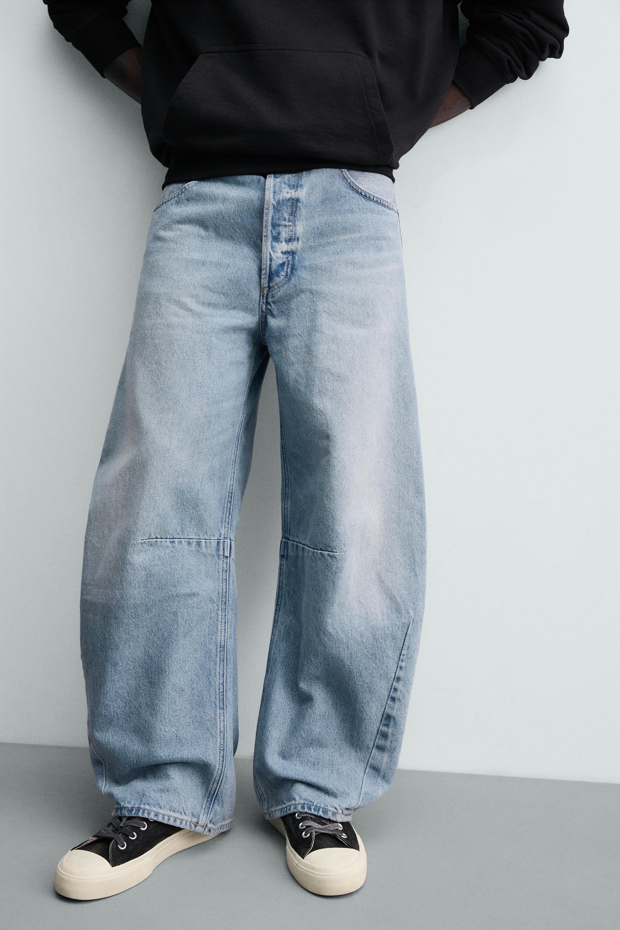 JEAN RELAXED BARREL FIT À PINCES